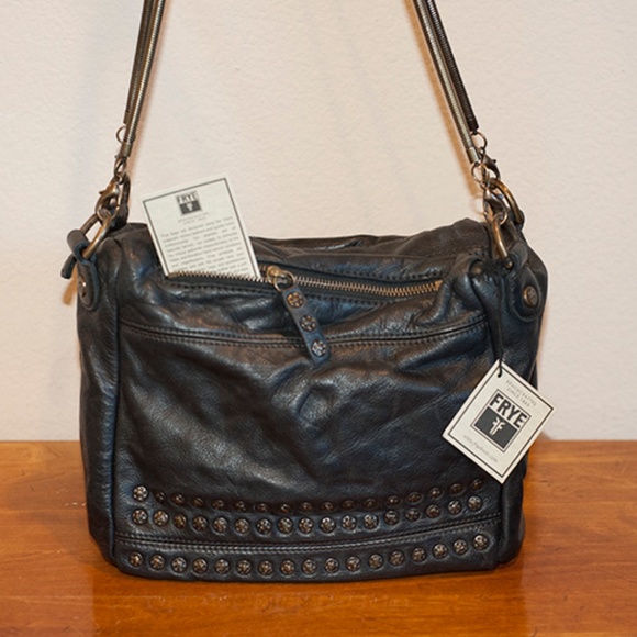 Frye Handbags - NWT FRYE Brooke Box Bag with Stud Rivets